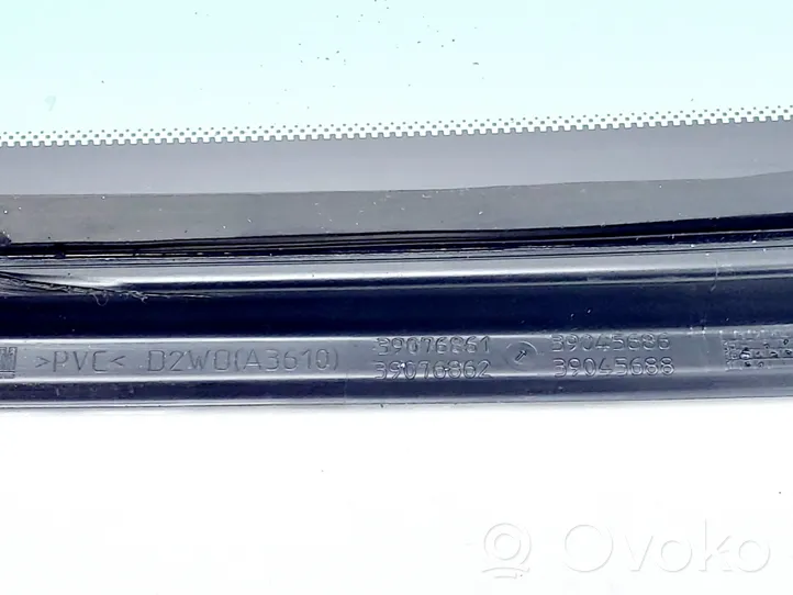 Opel Astra K Rear side window/glass 39076861