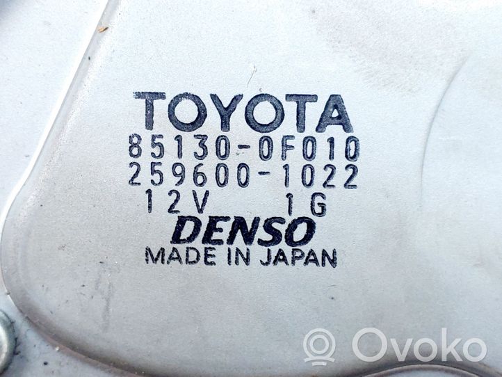 Toyota Corolla Verso E121 Moteur d'essuie-glace arrière 851300F010