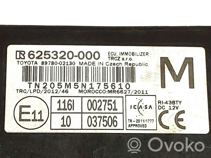 Toyota Auris E180 Ajonestolaitteen ohjainlaite/moduuli 625320000