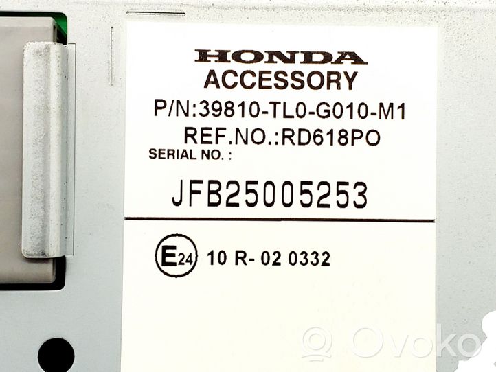 Honda Accord Écran / affichage / petit écran JFB25005253