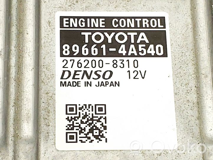 Toyota RAV 4 (XA40) Sterownik / Moduł ECU 896614A540