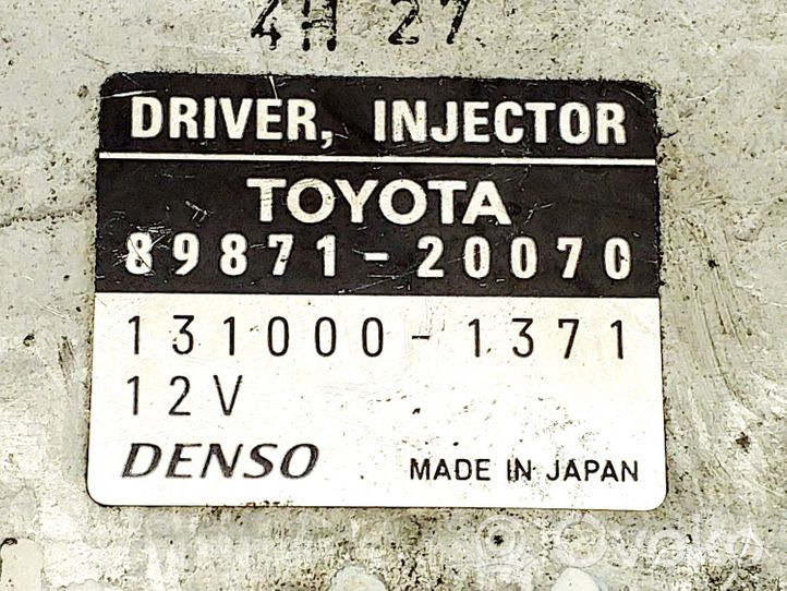 Toyota RAV 4 (XA30) Sterownik / moduł wtrysku 8987120070