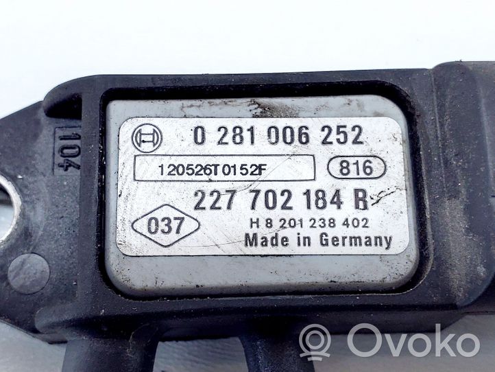 Nissan Qashqai Czujnik ciśnienia spalin 227702184R