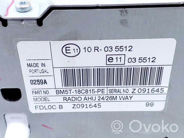 Ford Ecosport Radija/ CD/DVD grotuvas/ navigacija BM5T18C815PE