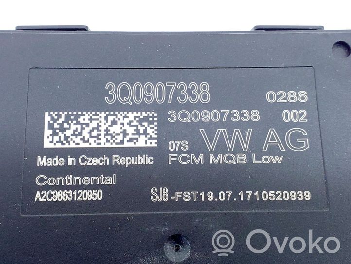 Skoda Octavia Mk3 (5E) Sterownik / Moduł świateł LCM 3Q0907338