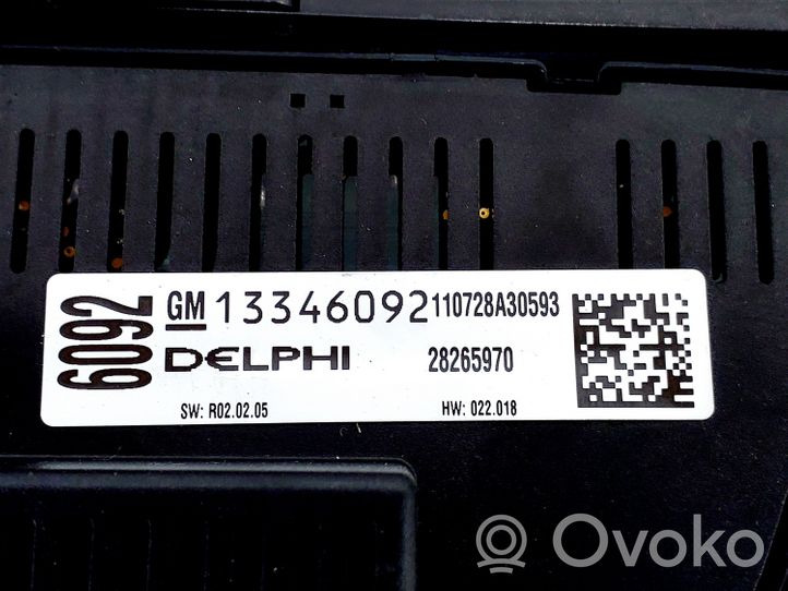 Opel Astra J Sound control switch 13346050