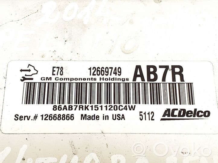 Opel Mokka X Sterownik / Moduł ECU 12669749