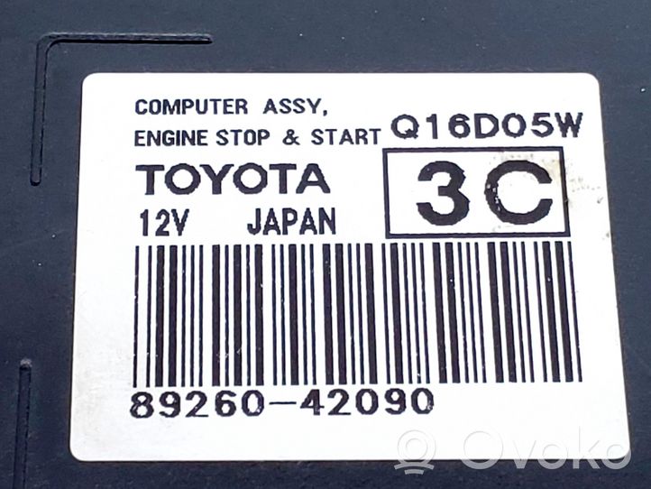 Toyota RAV 4 (XA40) Altri dispositivi 8926042090