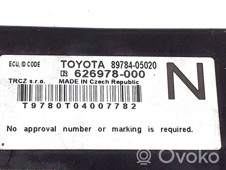 Toyota Avensis T270 Moduł / Sterownik immobilizera 8978405020