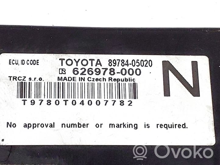 Toyota Avensis T270 Centralina/modulo immobilizzatore 8978405020