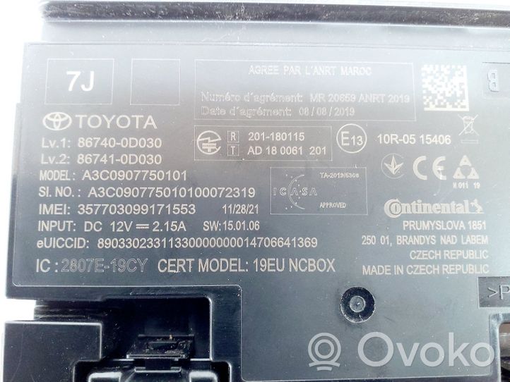 Toyota Yaris Cross Autres dispositifs 867400D030