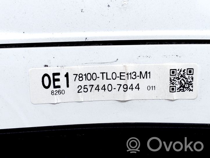 Honda Accord Tachimetro (quadro strumenti) 78100TL0E113M1