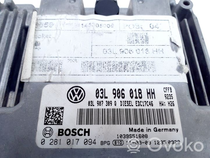 Volkswagen Sharan Sterownik / Moduł ECU 03L906018HH