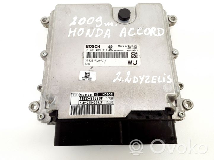 Honda Accord Calculateur moteur ECU 37820RL0G14