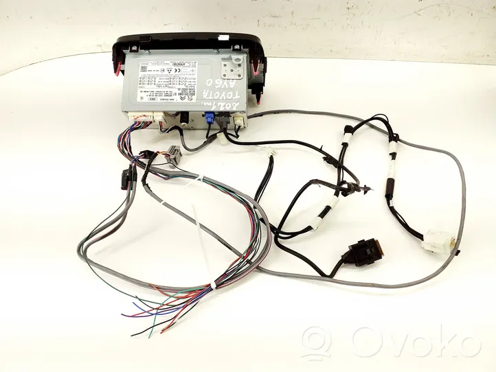 Toyota Aygo AB40 Panel / Radioodtwarzacz CD/DVD/GPS 86140YV020