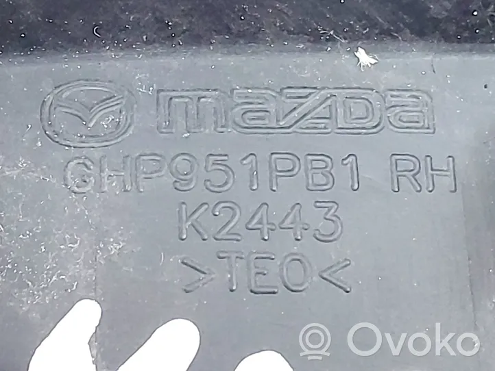 Mazda 6 Rivestimento dell’estremità del parafango GHP951PB1