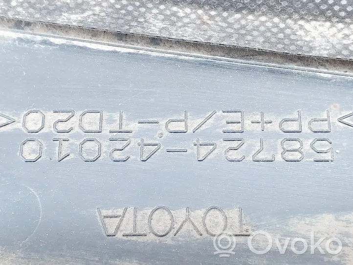 Toyota RAV 4 (XA40) Sivupohjapanssari 5872442010