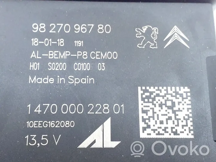 Peugeot 5008 Valomoduuli LCM 9827096780