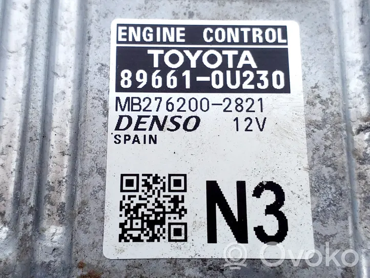 Toyota Yaris Блок управления двигателя 896610U230