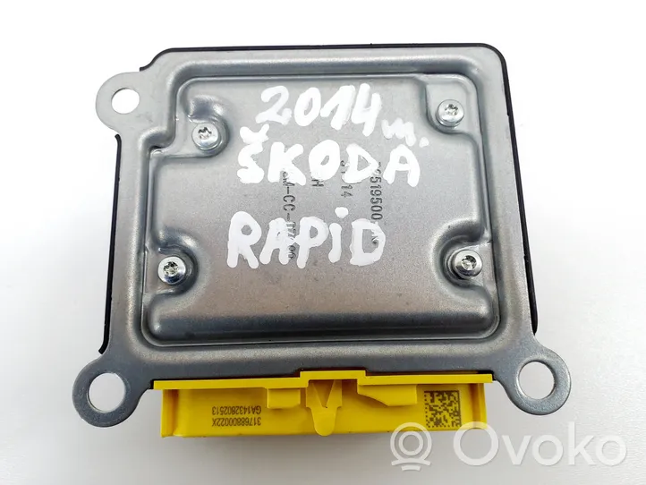 Skoda Rapid (NH) Module de contrôle airbag 34D959655B