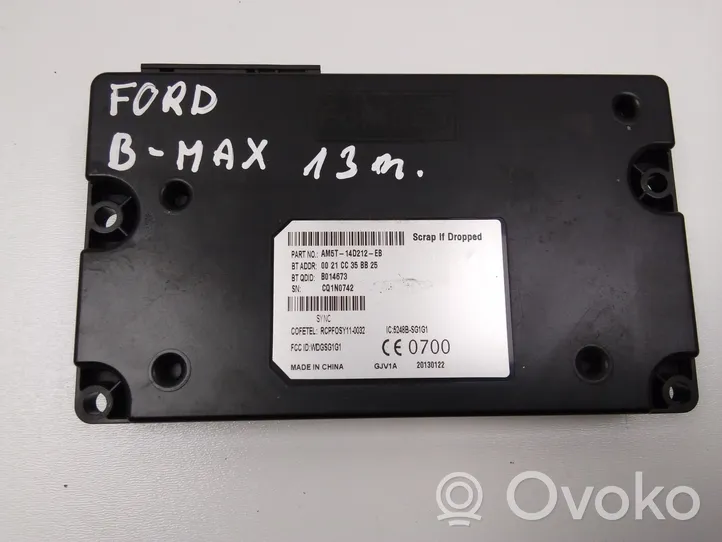 Ford B-MAX Bluetoothin ohjainlaite/moduuli AM5T14D212EB