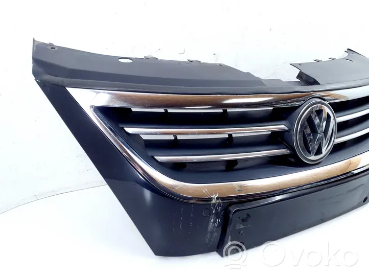 Volkswagen PASSAT CC Front bumper upper radiator grill 3C8853651