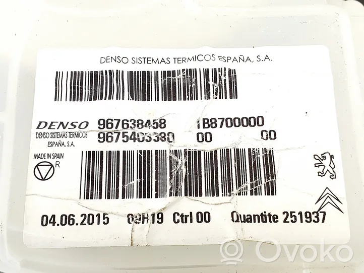 Citroen C4 Grand Picasso Ventola riscaldamento/ventilatore abitacolo 967638458