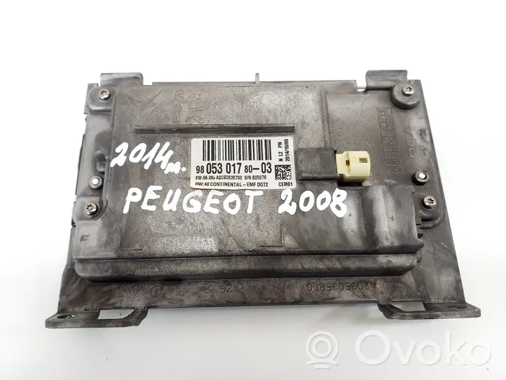 Peugeot 208 Écran / affichage / petit écran 9805301780