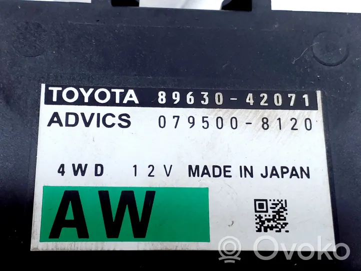 Toyota RAV 4 (XA40) Inne wyposażenie elektryczne 8963042071