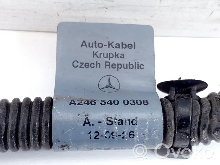 Mercedes-Benz GLA W156 Câble négatif masse batterie A2465400308