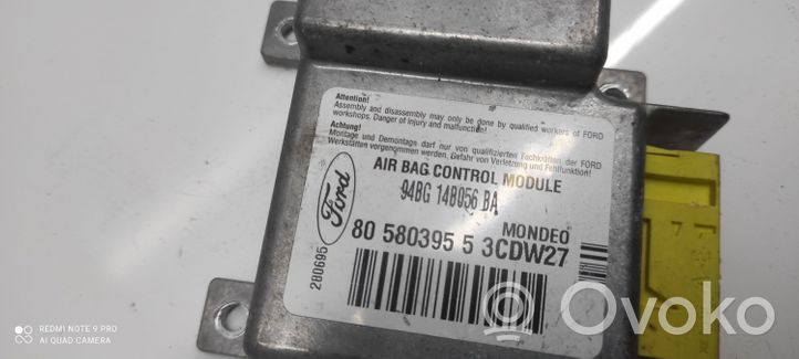 Ford Mondeo MK I Module de contrôle airbag 94BG14B056BA