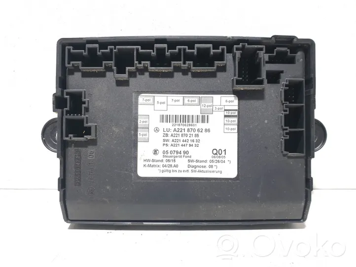 Mercedes-Benz S W221 Door central lock control unit/module 