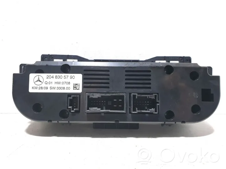 Mercedes-Benz C W204 Module unité de contrôle climatisation 2048305790