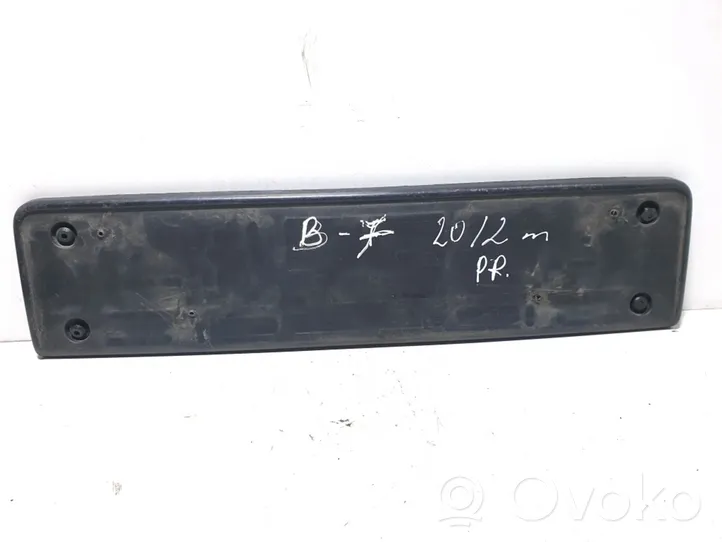 Volkswagen PASSAT B7 Support de plaque d'immatriculation 3AA807287