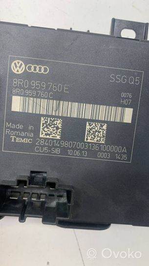 Audi Q5 SQ5 Istuimen säädön moduuli 8R0959760E