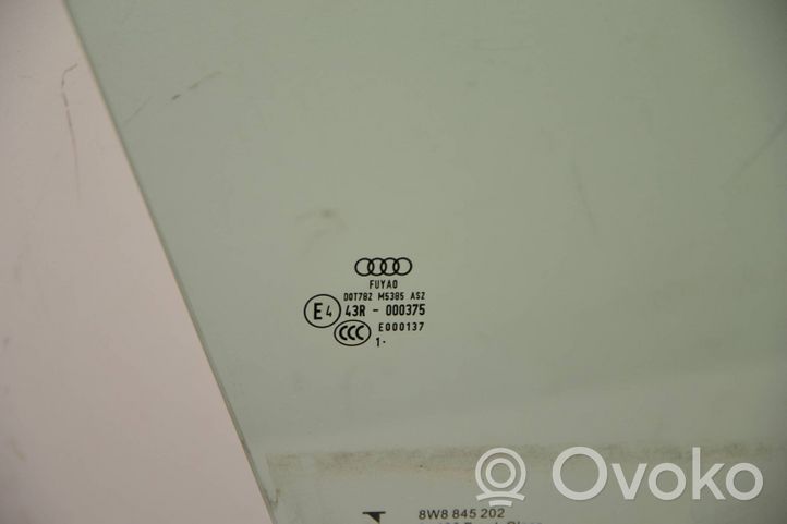 Audi A5 Szyba drzwi przednich 8W8845202