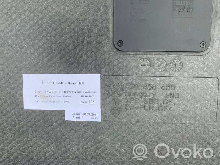 Volkswagen Golf VII Trunk/boot mat liner 5G9858855