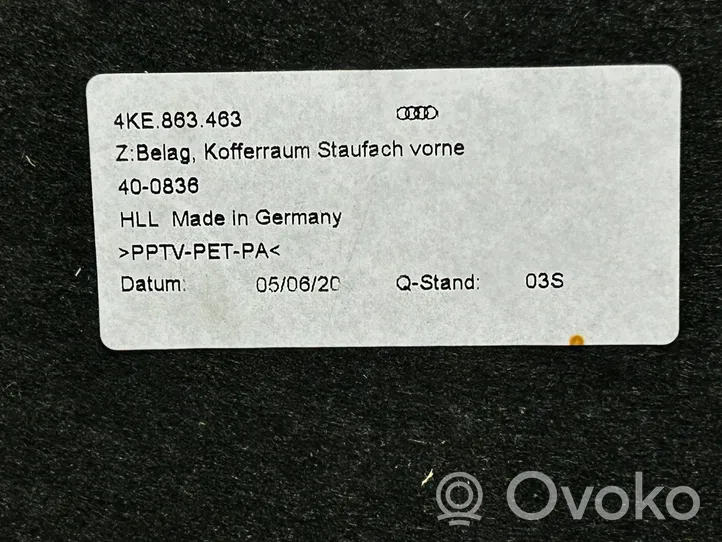 Audi e-tron Etuosan tavaratilan säilytyslokero 4KE863463
