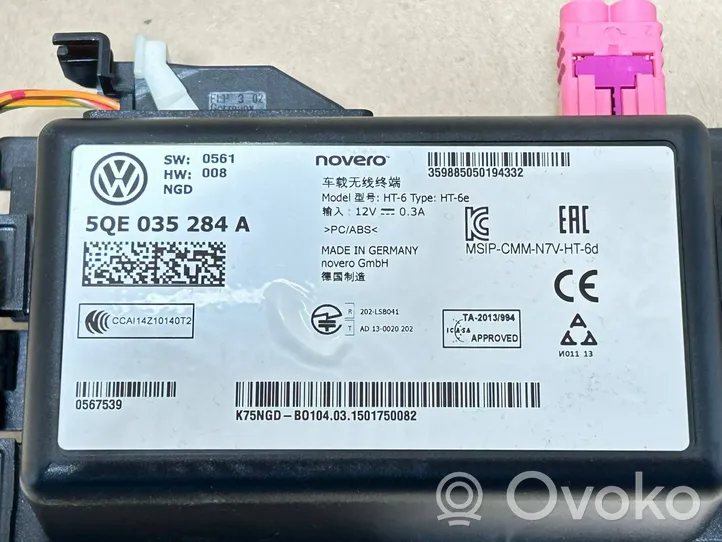 Volkswagen Golf VII Muut ohjainlaitteet/moduulit 5QE035284A