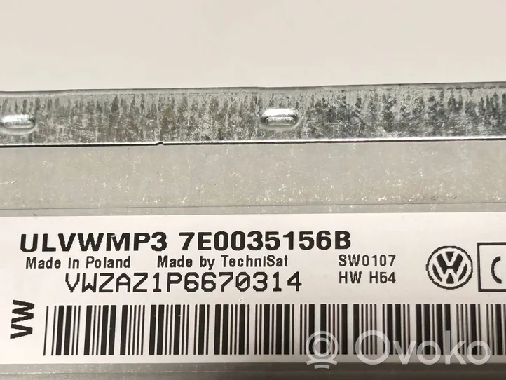 Volkswagen Golf VI Unità principale autoradio/CD/DVD/GPS 7E0035156B