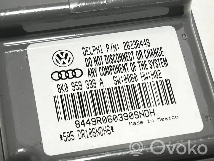 Audi A5 8T 8F Module de commande de siège 8K0959339A