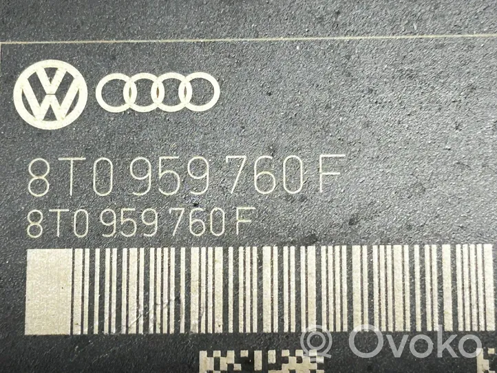 Audi A5 8T 8F Sėdynės valdymo blokas 8T0959760F