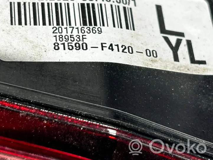 Toyota C-HR Luci posteriori del portellone del bagagliaio 81590F4120