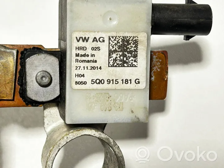 Volkswagen Golf VII Cavo negativo messa a terra (batteria) 5Q0915181G