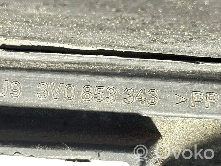 Skoda Superb B8 (3V) Etupuskurin ylempi jäähdytinsäleikkö 3V0853343