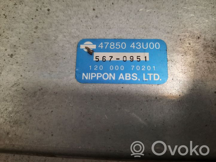 Nissan Maxima ABS-ohjainlaite/moduuli 5670951