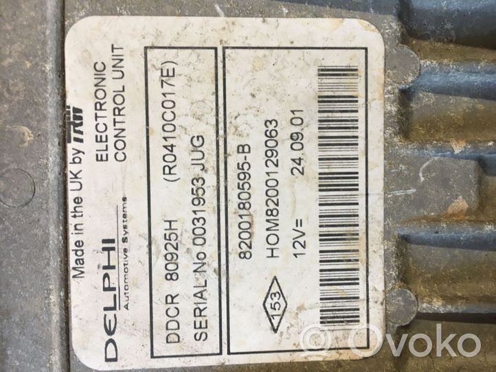 Renault Clio II Sterownik / Moduł ECU DDCR80925H