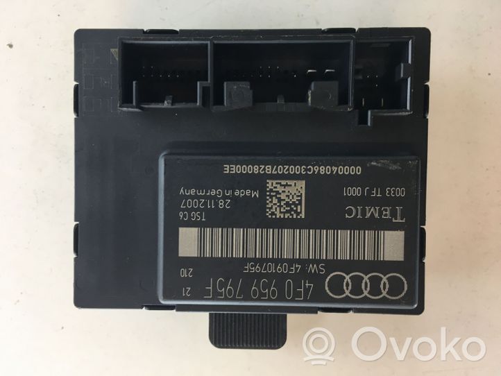 Audi A6 S6 C6 4F Oven ohjainlaite/moduuli 4FO959795F