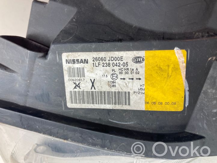 Nissan Qashqai Lampa przednia 26060JD00E