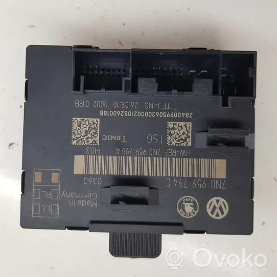 Volkswagen Sharan Oven ohjainlaite/moduuli 7N0959794C